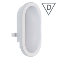 Comnox - Proventa Bulleye Outdoor LED Wandlamp - Slagvast & Waterbestendig - Ovaal Wit