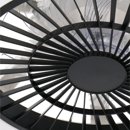 Proventa Premium Plafondventilator met lamp 60 cm - Zomer- en winterstand met afstandsbediening - Zwart