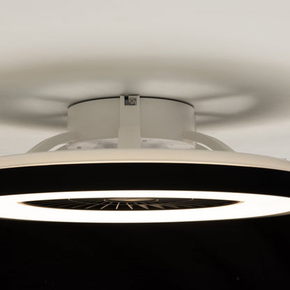 Proventa Premium Plafondventilator met lamp 60 cm - Zomer- en winterstand met afstandsbediening - Zwart