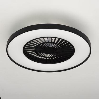 Proventa Premium Plafondventilator met lamp 60 cm - Zomer- en winterstand met afstandsbediening - Zwart