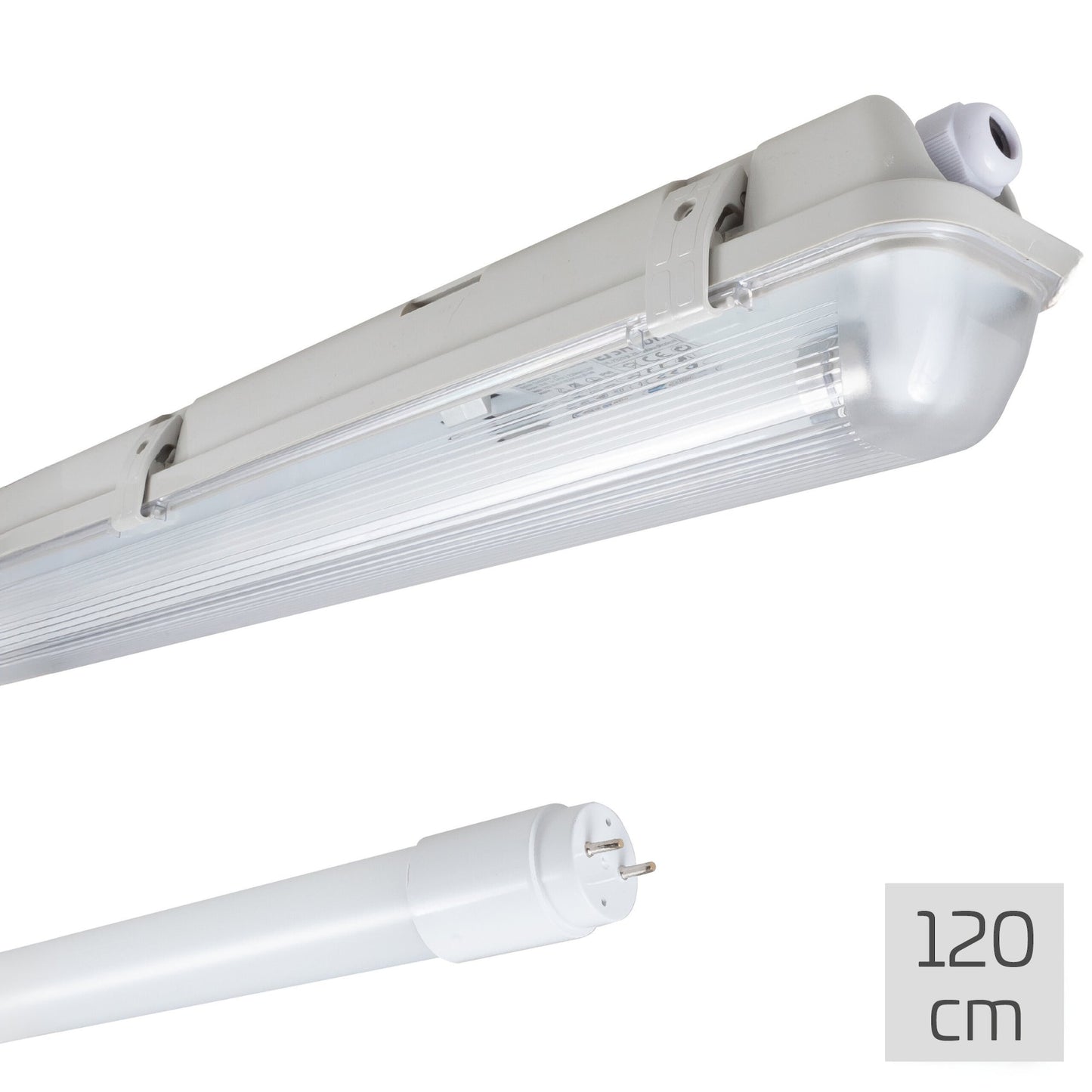 LED's Light TL Armatuur LED compleet 120 cm - Armatuur met LED Buis - Waterdicht - 2160lm
