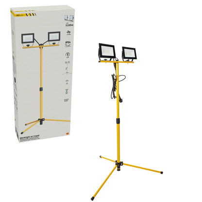 ProWork DUO Tripod LED werklampen op statief - In hoogte verstelbaar - 6370 lm