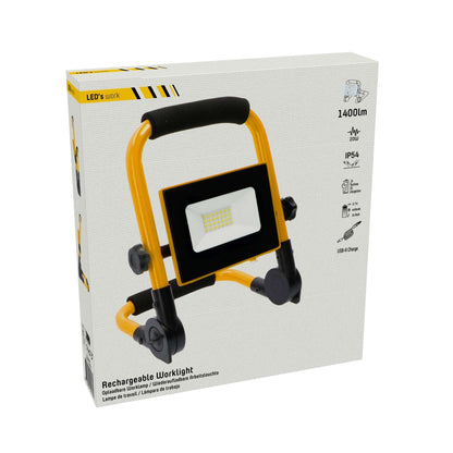 LED's Work Bouwlamp 1400 - Inklapbaar & Draaibaar - Stof- en waterbestendig - 20W