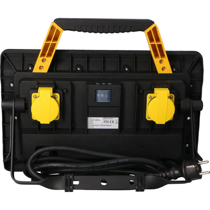 LED's Work Bouwlamp 5000 - 2 extra stopcontacten - 3 meter snoer - IP54 water- en stofbestendig