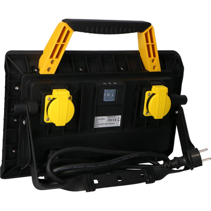 LED's Work Bouwlamp 5000 - 2 extra stopcontacten - 3 meter snoer - IP54 water- en stofbestendig
