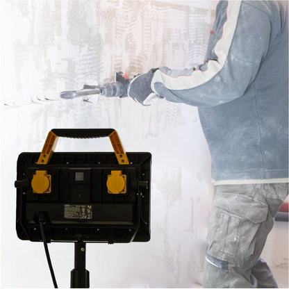 LED's Work Bouwlamp 5000 - 2 extra stopcontacten - 3 meter snoer - IP54 water- en stofbestendig