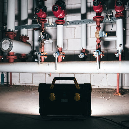 LED's Work Bouwlamp 9200 - 2 extra stopcontacten - 5 meter snoer - IP54 water- en stofbestendig