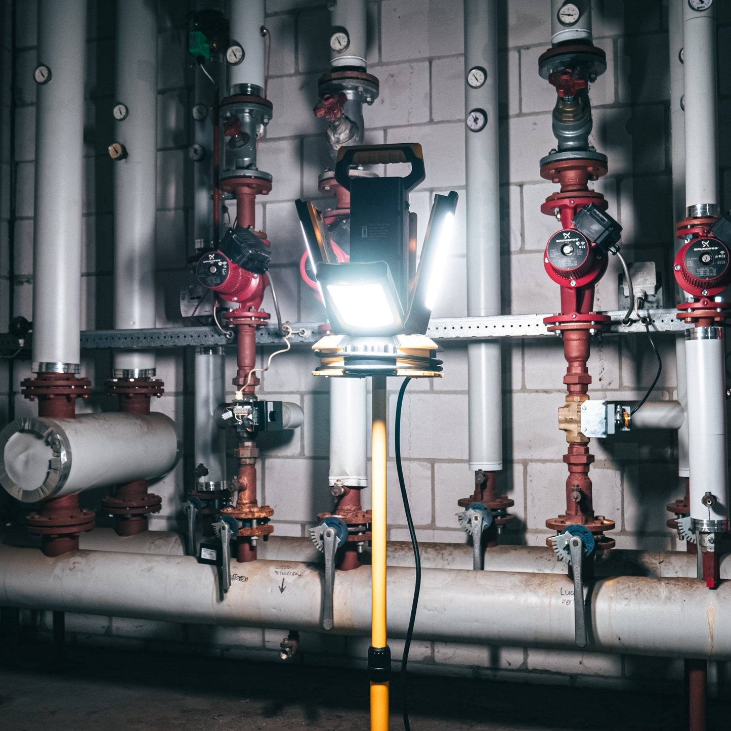 LED's Work NovaLight Bouwlamp 14000 - 4 lichtpunten - Dimbaar - IP54 waterdicht en stofdicht