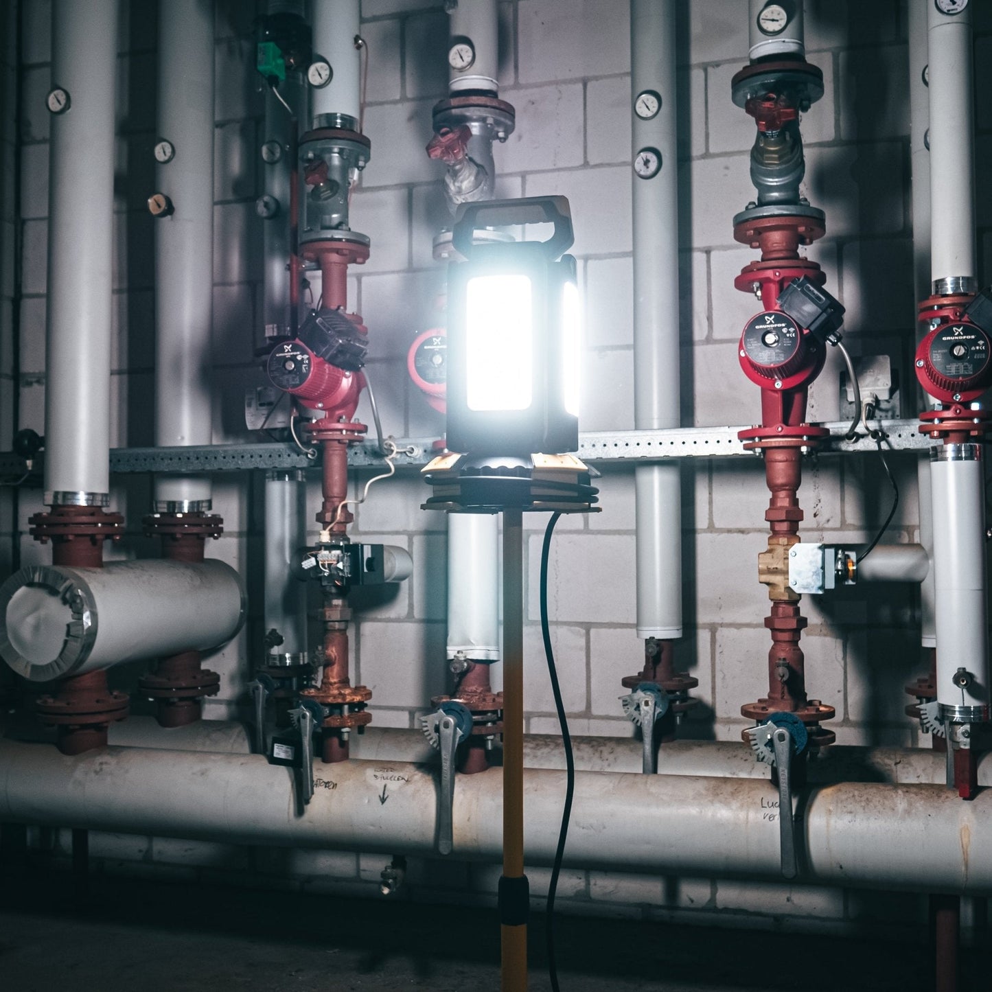 LED's Work NovaLight Bouwlamp 14000 - 4 lichtpunten - Dimbaar - IP54 waterdicht en stofdicht