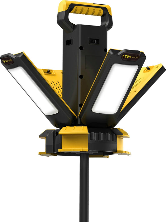 LED's Work NovaLight Bouwlamp 14000 - 4 lichtpunten - Dimbaar - IP54 waterdicht en stofdicht