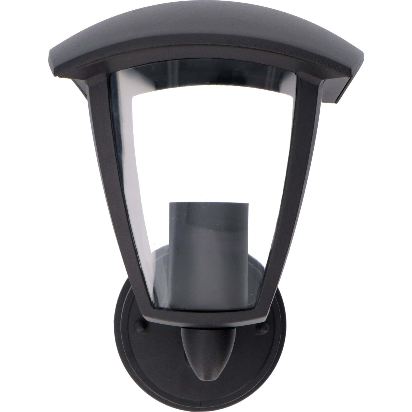 Retro LED Wandlamp met E27 fitting - Jesi - IP44 - Zwart