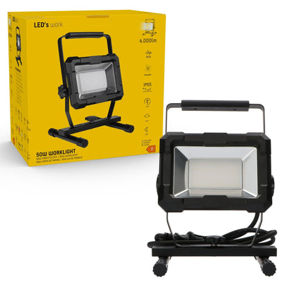 Comnox - LED's Work Werklamp 4000 - Hoge lichtopbrengst - Energiezuinig - 50W - IP65 - 216x183x300mm