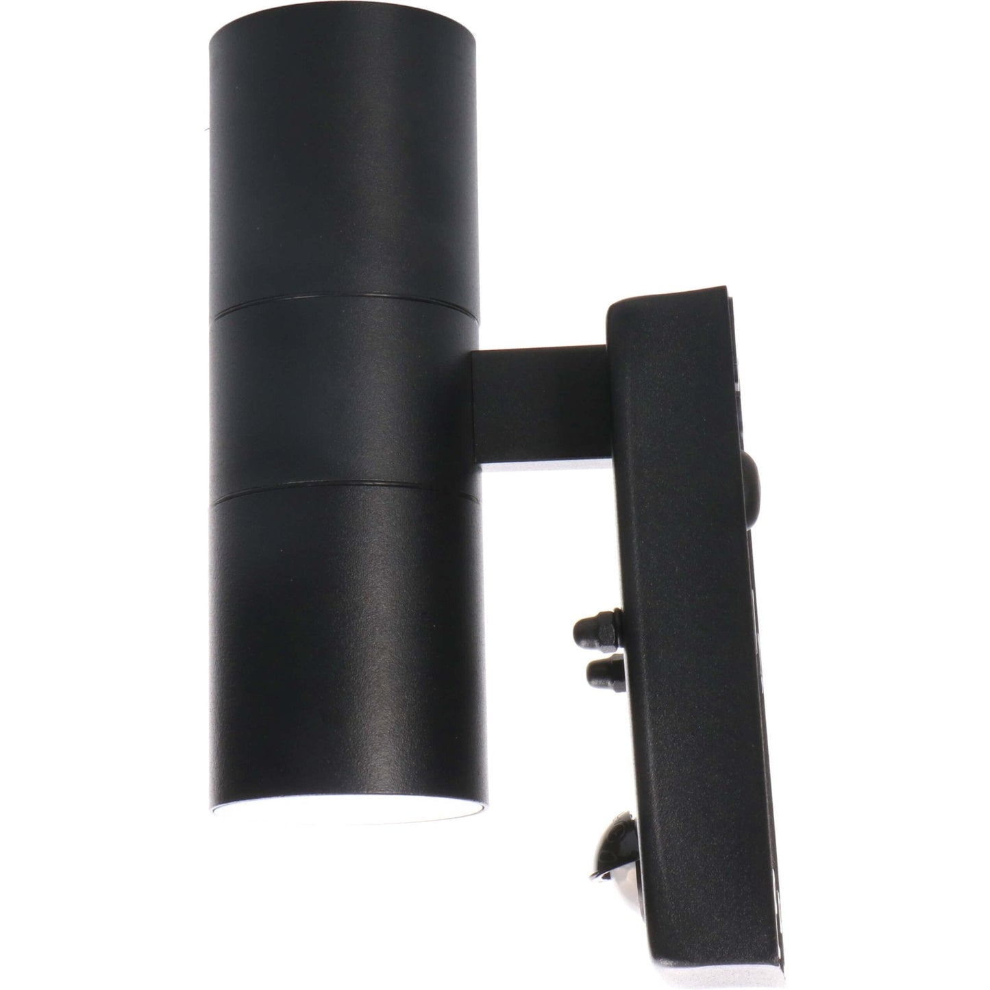 LED's Light RVS LED Buitenlamp met Bewegingssensor - 2 lichts up & down - IP44 - Zwart