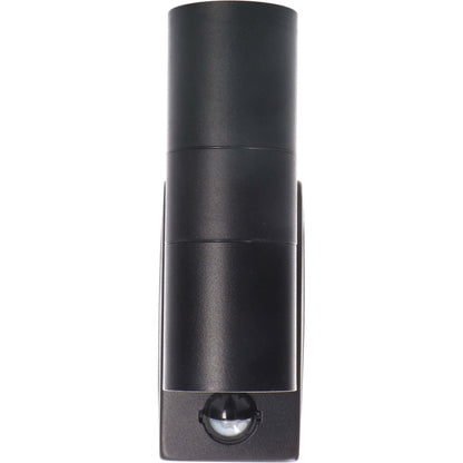 LED's Light RVS LED Buitenlamp met Bewegingssensor - 2 lichts up & down - IP44 - Zwart