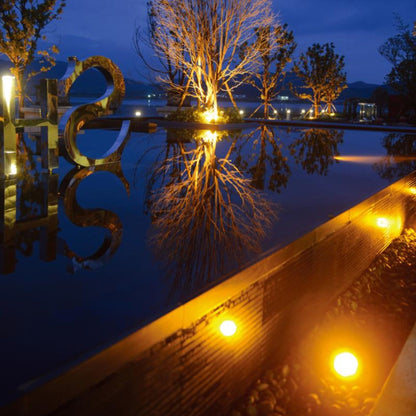 LED's Light RVS LED Grondspot inbouw rond - Voor oprit en tuin - IP67 waterdicht - Zilver