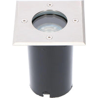 Comnox - HeavyDuty Grondspot LED - Waterdicht en belastbaar - Vierkant Zilver