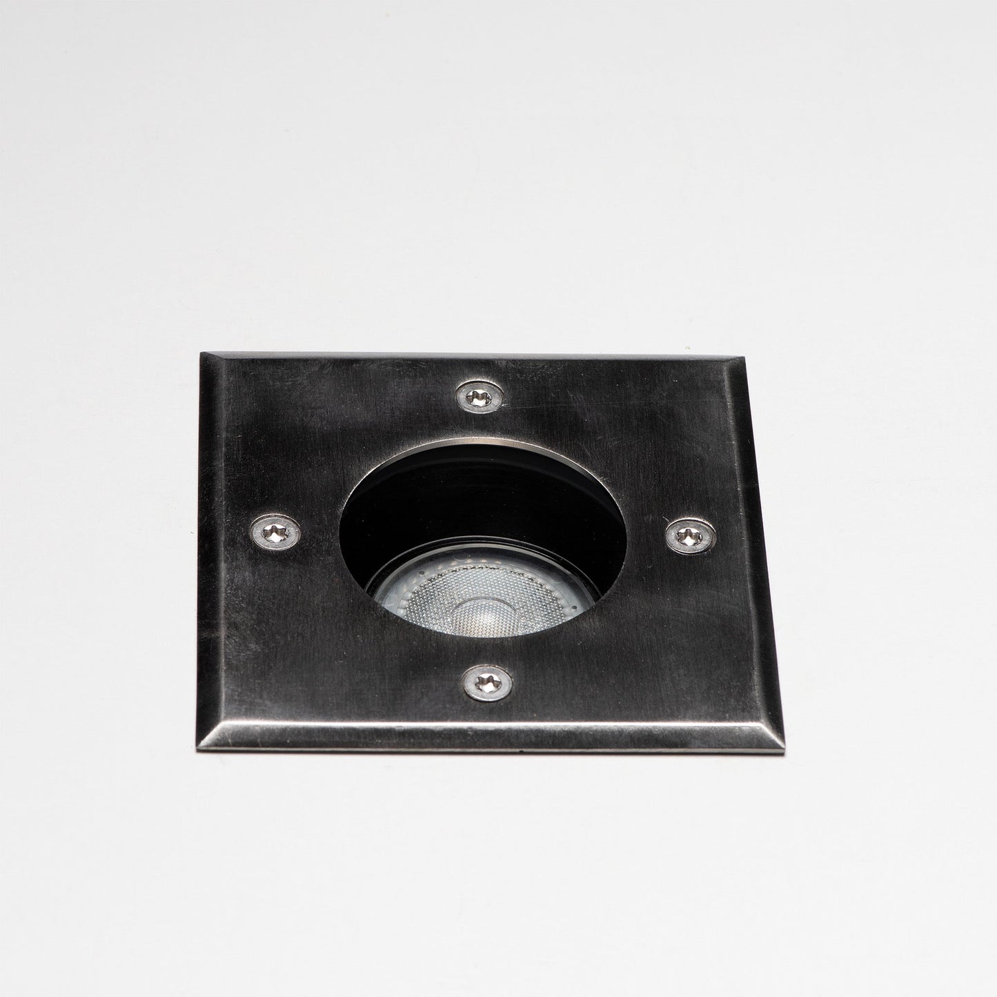 LED's Light RVS LED Grondspot inbouw vierkant - Voor oprit en tuin - IP67 waterdicht - Zilver