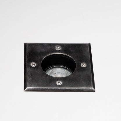 LED's Light RVS LED Grondspot inbouw vierkant - Voor oprit en tuin - IP67 waterdicht - Zilver