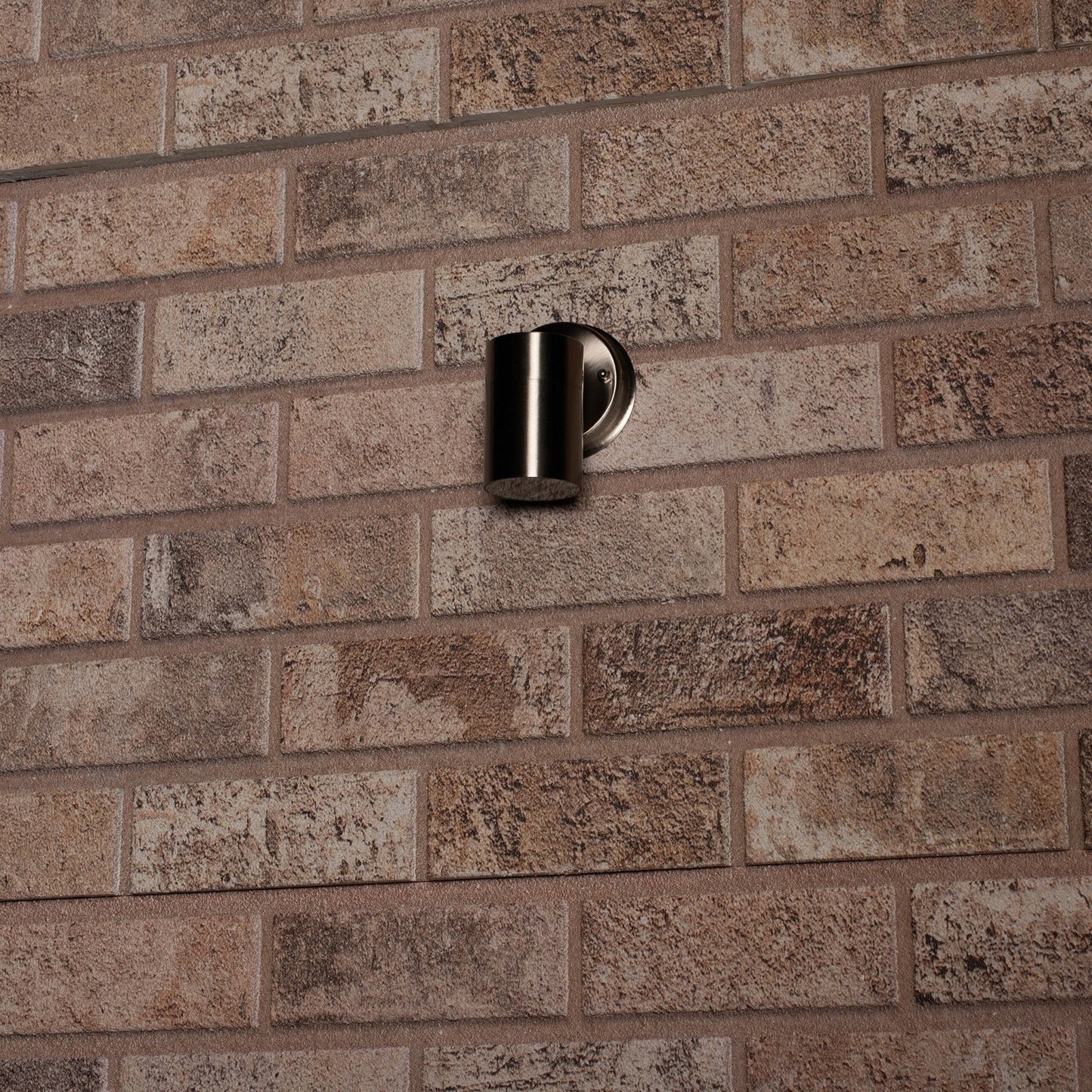 Comnox - RVS LED Muurlamp Buiten - Spot met GU10 fitting - IP44 - Zilver