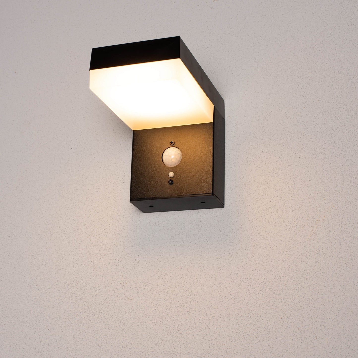 Comnox - LED's Light Solar LED Muurlamp - Draadloze Zonne-energie - RVS Zwart