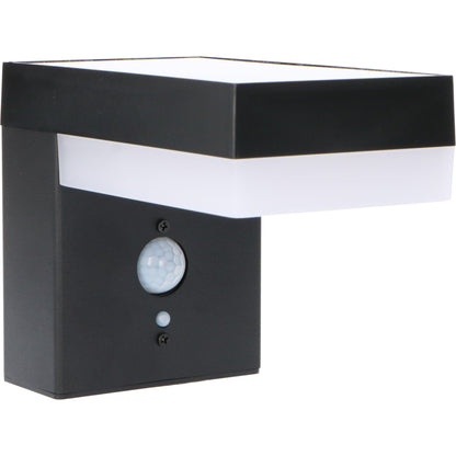Comnox - LED's Light Solar LED Muurlamp - Draadloze Zonne-energie - RVS Zwart