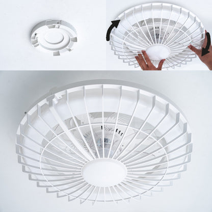 LED's Light Plafondlamp met LED verlichting en ventilator - Dimbaar en instelbare kleurtemperatuur – Incl. afstandsbediening