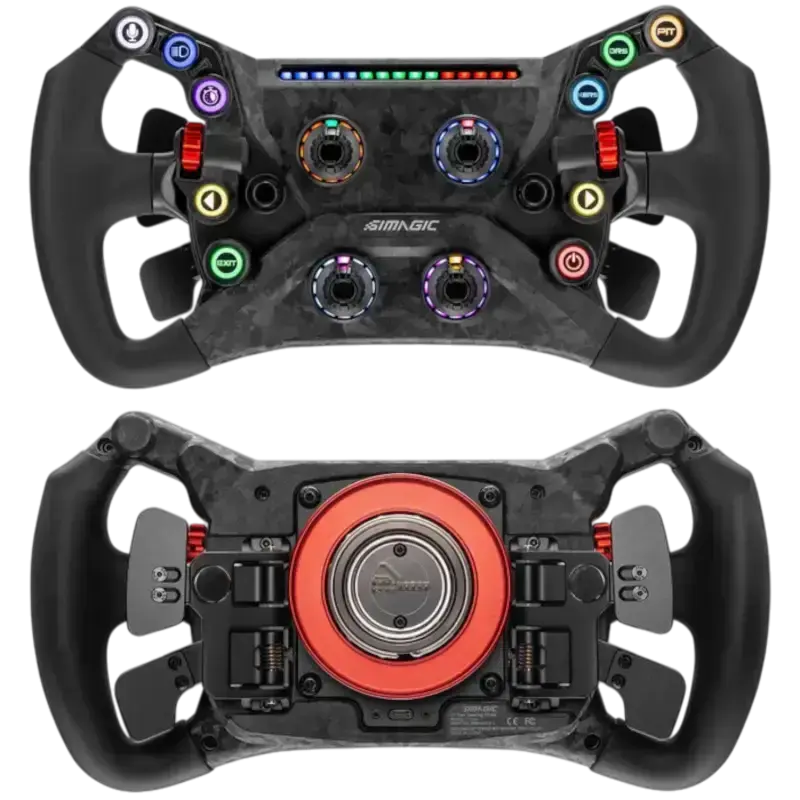 Simagic GT Neo Steering Wheel V2 - Professionele Controle - Carbon Fiber
