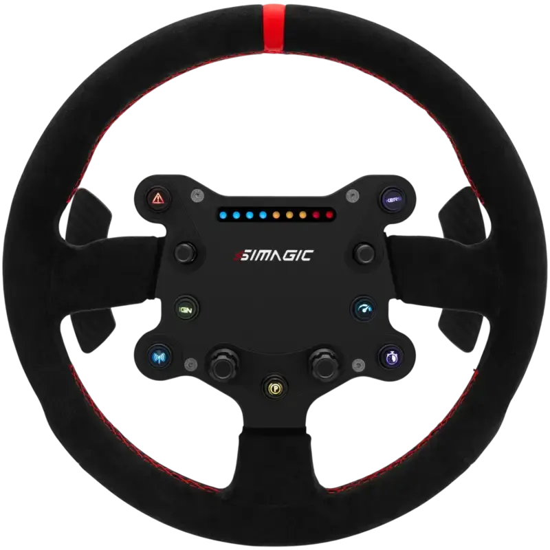 Simagic GTS Steering Wheel Alcantara - Professionele Controle - Met Magnetische Paddles