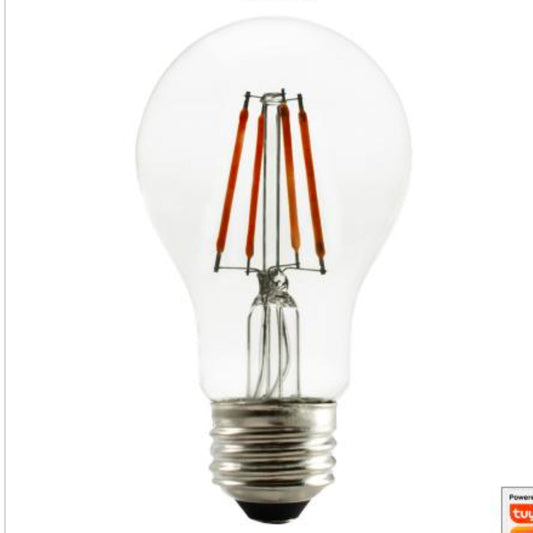 Comnox - Smart LED Lamp E27 helder - Dimbaar warm wit licht - App bediening - 500 lumen - 5W - 110 mm hoog