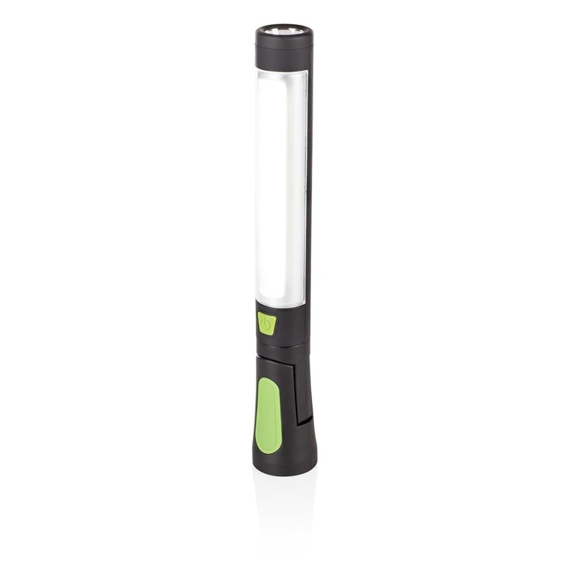 Smartwares LED Looplamp op batterijen met haak - Draai- en Kantelbaar - Draadloos - Zwart