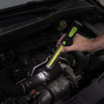 Smartwares LED Looplamp op batterijen met haak - Draai- en Kantelbaar - Draadloos - Zwart