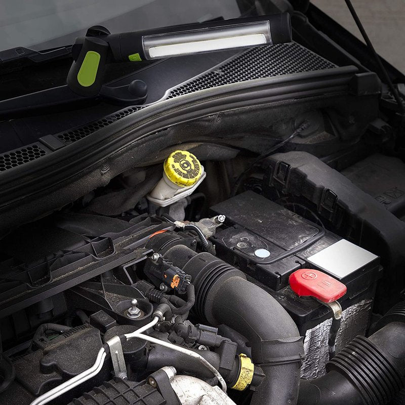 Smartwares LED Looplamp op batterijen met haak - Draai- en Kantelbaar - Draadloos - Zwart