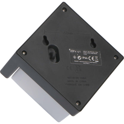 LED's Light Solar LED Buitenlamp met Bewegingssensor - Draadloos op zonne-energie - Zwart - IP44