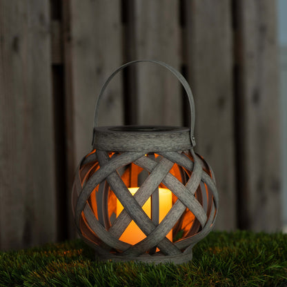 Solar LED Kaars tafellamp met sensor - Automatisch aan/uit - IP44 - 15 cm