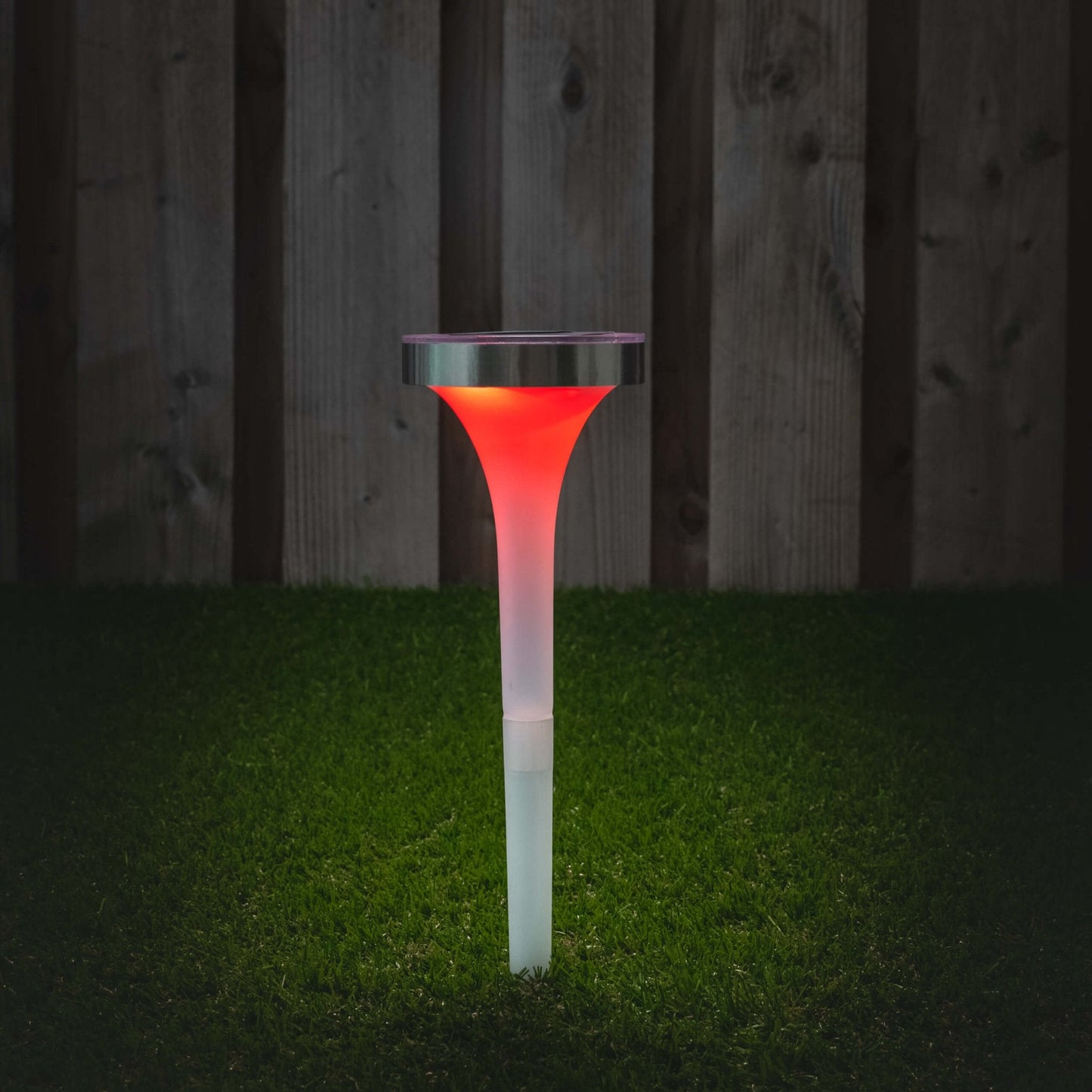 Solar LED Prikspot met sensor - Warm wit + RGB - Auto aan/uit - Tours - 32 cm