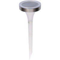 Comnox - Solar LED Prikspot met sensor - Warm wit & RGB - 32 cm
