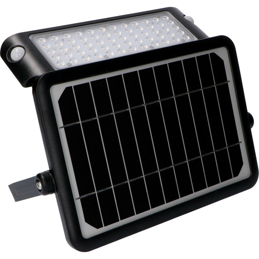 LED's Light Solar LED Schijnwerper met Bewegingssensor - 3 standen - Draadloos - 1080 Lumen - Zwart