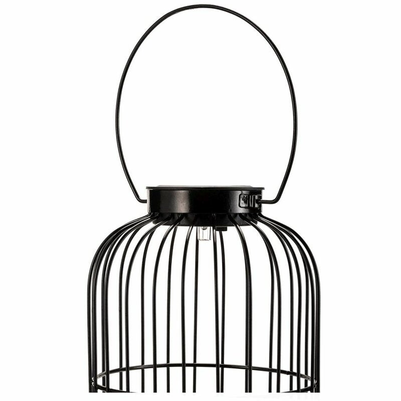 Solar LED Tafellampen op zonne-energie met sensor - Automatisch aan/uit - Zwart