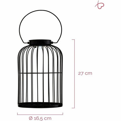 Solar LED Tafellampen op zonne-energie met sensor - Automatisch aan/uit - Zwart