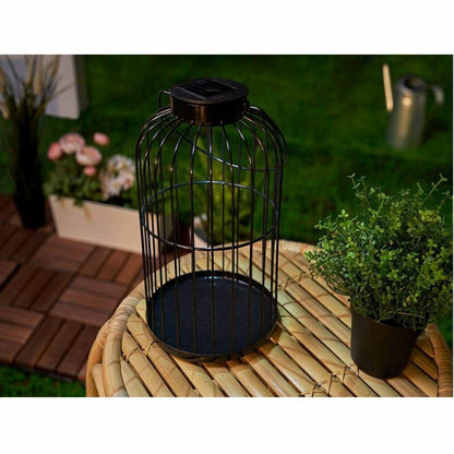 Solar LED Tafellampen op zonne-energie met sensor - Automatisch aan/uit - Zwart