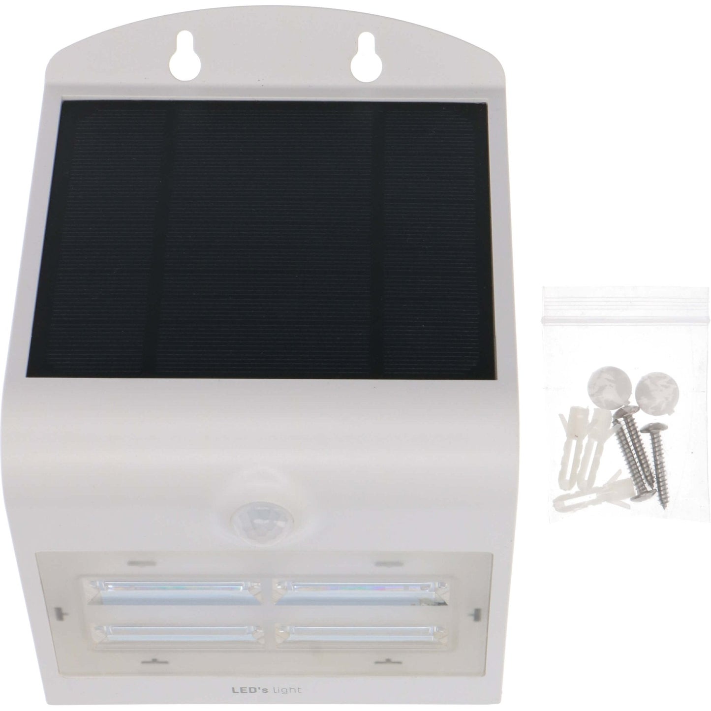 LED's Light Solar LED Wandlamp met Bewegingssensor 400 - 3 lichtstanden - Automatisch aan/uit - Wit
