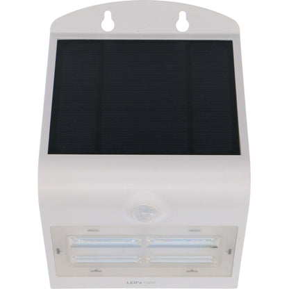LED's Light Solar LED Wandlamp met Bewegingssensor 400 - 3 lichtstanden - Automatisch aan/uit - Wit