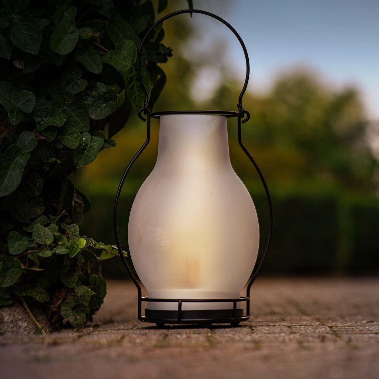 Solar Olielamp op zonne-energie met sensor - Automatisch aan/uit - Draadloos - 28 cm