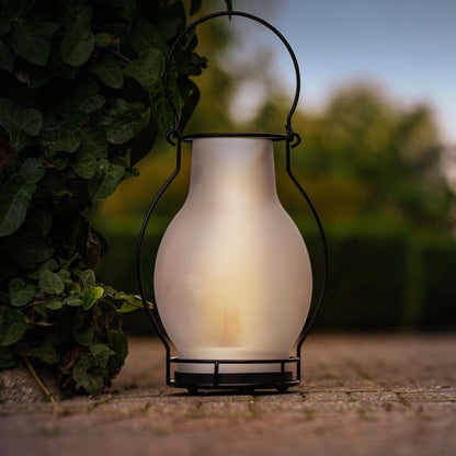 Solar Olielamp op zonne-energie met sensor - Automatisch aan/uit - Draadloos - 28 cm