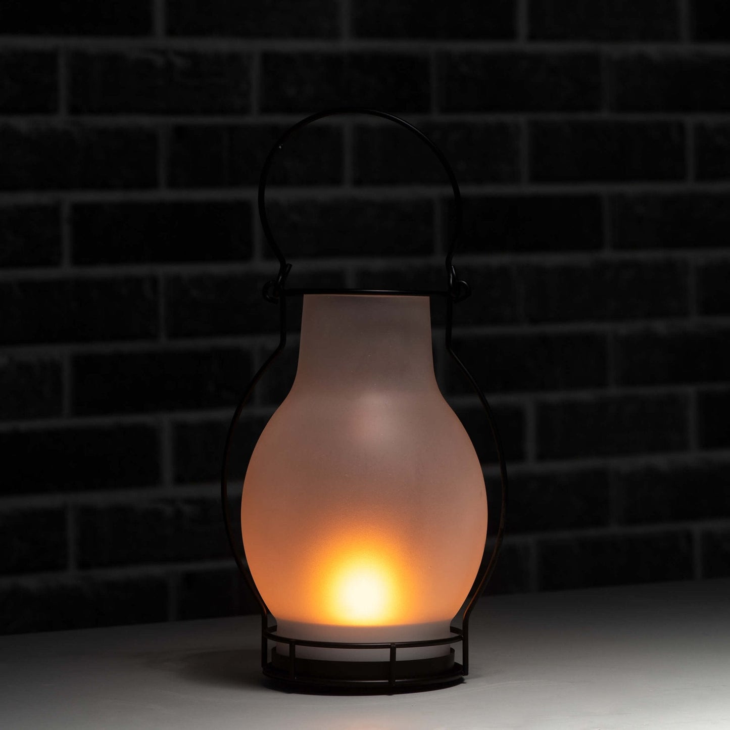 Solar Olielamp op zonne-energie met sensor - Automatisch aan/uit - Draadloos - 28 cm