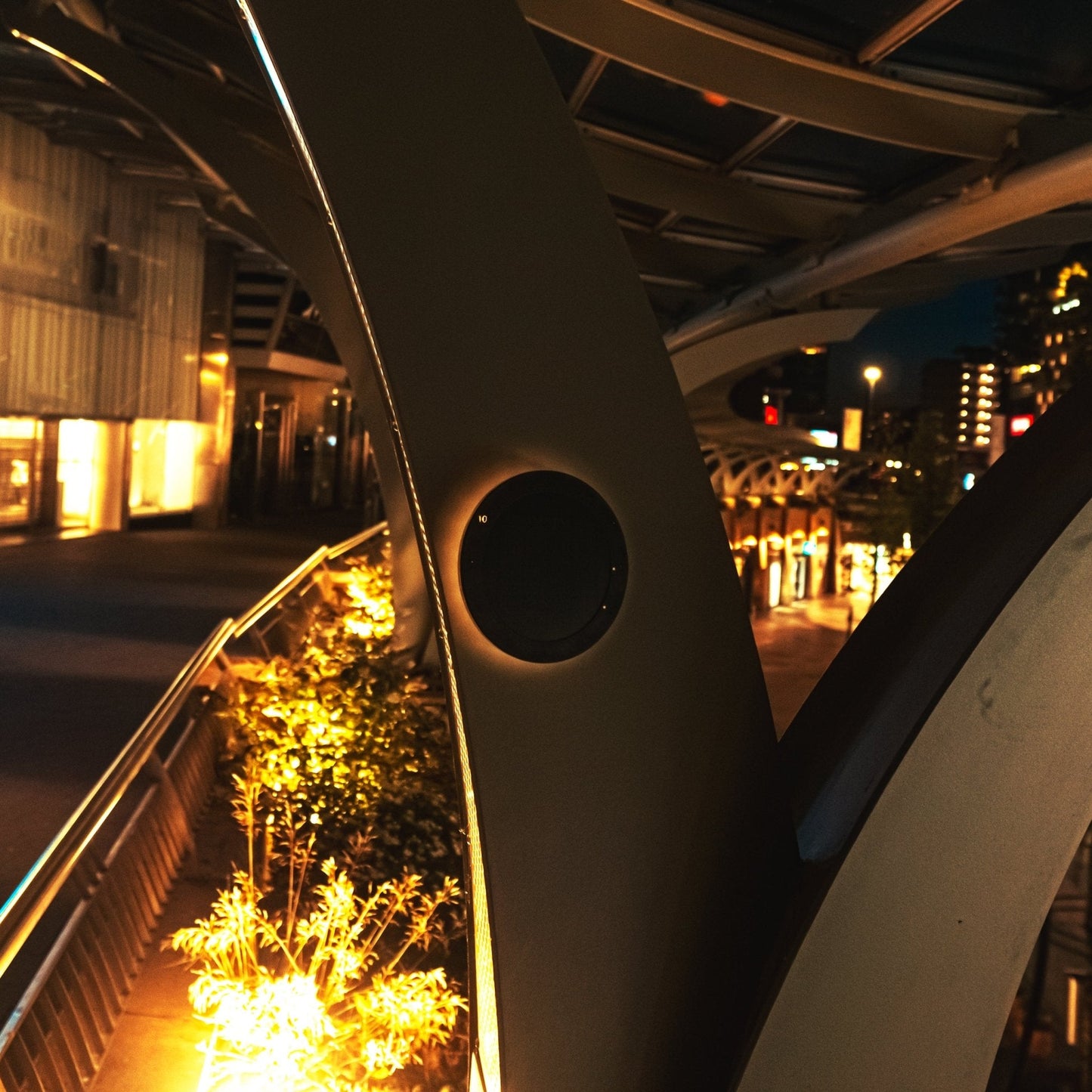 LED's Light Solar Wandklok voor Buiten - Draadloos op zonne-energie - Automatisch aan/uit - 22 cm