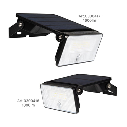 SolarEssence LED Buitenlamp met Bewegingssensor - Wandbevestiging - 1000 Lumen - IP54 Waterdicht