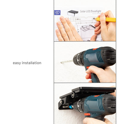 SolarEssence LED Buitenlamp met Bewegingssensor - Wandbevestiging - 1000 Lumen - IP54 Waterdicht