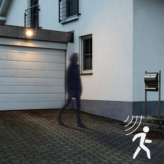 SolarEssence LED Buitenlamp met Bewegingssensor - Wandbevestiging - 1000 Lumen - IP54 Waterdicht