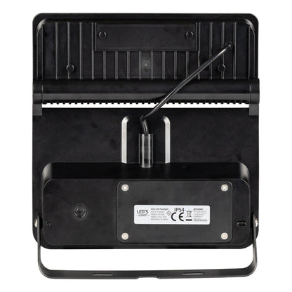 Slim Solar LED Buitenlamp 1600 lm met sensor - Bewegingssensor en nachtsensor - Draadloos - Zwart